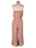 Elan 100% Rayon Solid Pink Jumpsuit Size M - photo 2