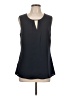 Nic + Zoe 100% Polyester Black Sleeveless Blouse Size L - photo 1
