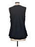 Nic + Zoe 100% Polyester Black Sleeveless Blouse Size L - photo 2