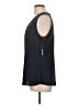 Nic + Zoe 100% Polyester Black Sleeveless Blouse Size L - photo 5
