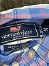Vineyard Vines 100% Cotton Plaid Blue Long Sleeve Button-Down Shirt Size 3T - photo 3