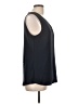 Nic + Zoe 100% Polyester Black Sleeveless Blouse Size L - photo 4
