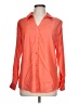 Paparazzi Orange Long Sleeve Button-Down Shirt Size L - photo 1