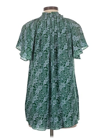 Judith March Short Sleeve Silk Top (view 2)