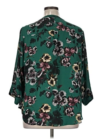 Torrid 3/4 Sleeve Blouse (view 2)