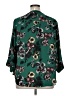 Torrid 100% Polyester Floral Green 3/4 Sleeve Blouse Size 1X Plus (1) - photo 2