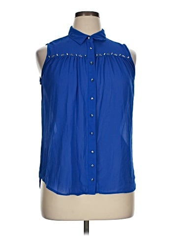 Paper Tee Sleeveless Button-Down Shirt (view 1)