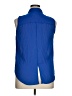 Paper Tee Blue Sleeveless Button-Down Shirt Size XL - photo 2