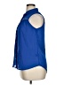 Paper Tee Blue Sleeveless Button-Down Shirt Size XL - photo 5