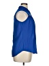 Paper Tee Blue Sleeveless Button-Down Shirt Size XL - photo 4