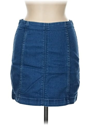 Free People Denim Skirt (view 1)