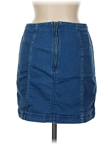 Free People Denim Skirt (view 2)