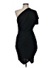 Express 100% Polyester Solid Black Cocktail Dress Size M - photo 1