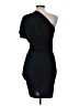 Express 100% Polyester Solid Black Cocktail Dress Size M - photo 2