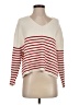 MNG Stripes Ivory Red Pullover Sweater Size XS - photo 1