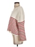 MNG Stripes Ivory Red Pullover Sweater Size XS - photo 5