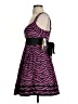 Ruby Rox Animal Print Purple Cocktail Dress Size 3 - photo 5