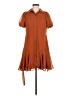 MSK 100% Polyester Brown Casual Dress Size M (petite) - photo 1