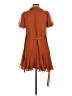 MSK 100% Polyester Brown Casual Dress Size M (petite) - photo 2