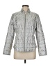 Chico's Metallic Animal Print Silver Jacket Size Med (1) - photo 1