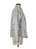 Chico's Metallic Animal Print Silver Jacket Size Med (1) - photo 4