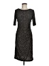 Connected Apparel Chevron-herringbone Black Cocktail Dress Size 8 - photo 1