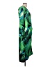 DKNY 100% Polyester Tie-dye Green Cocktail Dress Size 10 - photo 4