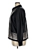Halogen 100% Polyester Stripes Black Long Sleeve Blouse Size XL - photo 5