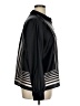 Halogen 100% Polyester Stripes Black Long Sleeve Blouse Size XL - photo 4