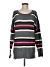 John & Jenn Stripes Gray Pullover Sweater Size M - photo 1