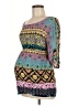 Assorted Brands 100% Rayon Teal 3/4 Sleeve Blouse Size Med Maternity - photo 1