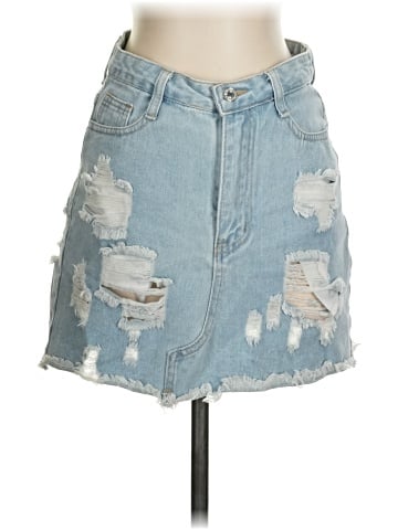 Shein Denim Skirt (view 1)