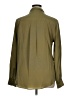 SPANX 100% Silk Solid Green Long Sleeve Silk Top Size XL - photo 2