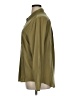 SPANX 100% Silk Solid Green Long Sleeve Silk Top Size XL - photo 5