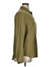 SPANX 100% Silk Solid Green Long Sleeve Silk Top Size XL - photo 4