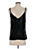 FRAME 100% Polyester Black Tank Top Size S - photo 2