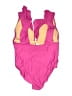 J.Crew Color Block Pink One Piece Swimsuit Size 22 - photo 2