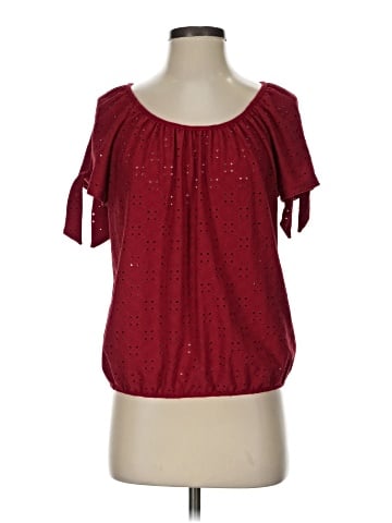 Perseption Concept Short Sleeve Blouse (view 1)