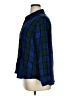 Levi's 100% Viscose Plaid Blue Long Sleeve Button-Down Shirt Size XL - photo 5