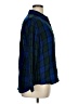 Levi's 100% Viscose Plaid Blue Long Sleeve Button-Down Shirt Size XL - photo 4