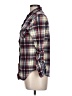 Passport 100% Polyester Plaid Blue Long Sleeve Blouse Size L - photo 5