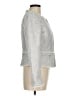 White House Black Market Tweed Silver Jacket Size 6 - photo 4
