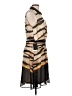 DKNY 100% Polyester Animal Print Brown Cocktail Dress Size 12 - photo 4