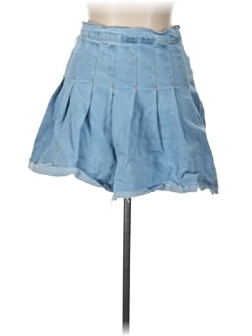 Celebrity Pink Denim Skirt (view 1)