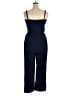 Prettygarden 100% Polyester Solid Blue Jumpsuit Size XL - photo 2