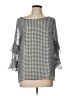 Calvin Klein 100% Polyester Gray 3/4 Sleeve Blouse Size L - photo 1
