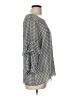 Calvin Klein 100% Polyester Gray 3/4 Sleeve Blouse Size L - photo 4