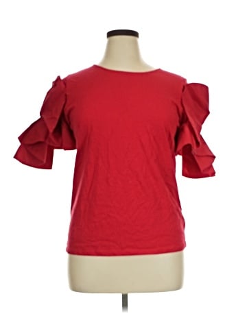 Badgley Mischka Short Sleeve Top (view 1)
