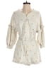 Something Navy 100% Cotton Hearts Ivory Romper Size XS - photo 1