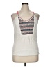 Maurices 100% Rayon White Sleeveless Top Size 14 (0) - photo 1